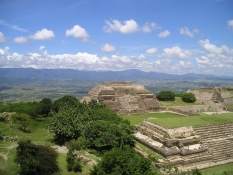 Monte Alban in Oaxaca, Mexico.