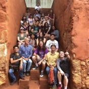 Students studying abroad in Oaxaca, Mexico.